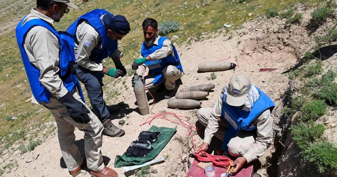 Ex-Taliban fighters helping charities locate Afghanistan landmines