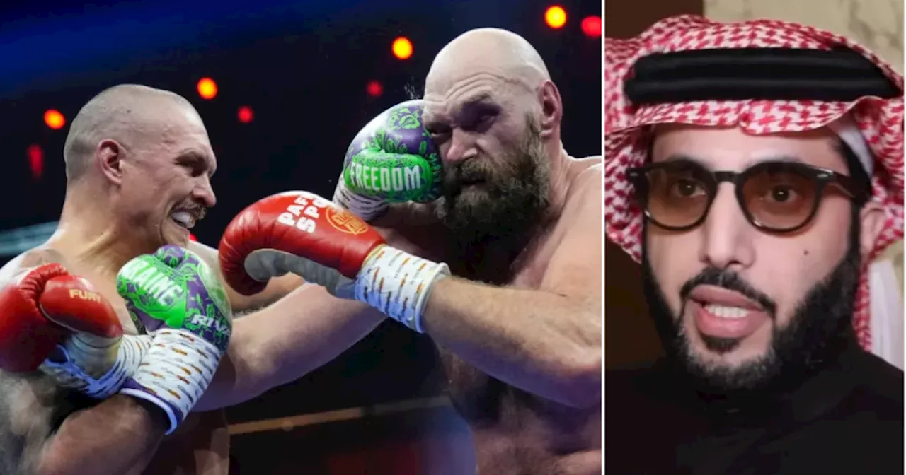 Turki Alalshikh disagrees with Tyson Fury claim after Oleksandr Usyk defeat