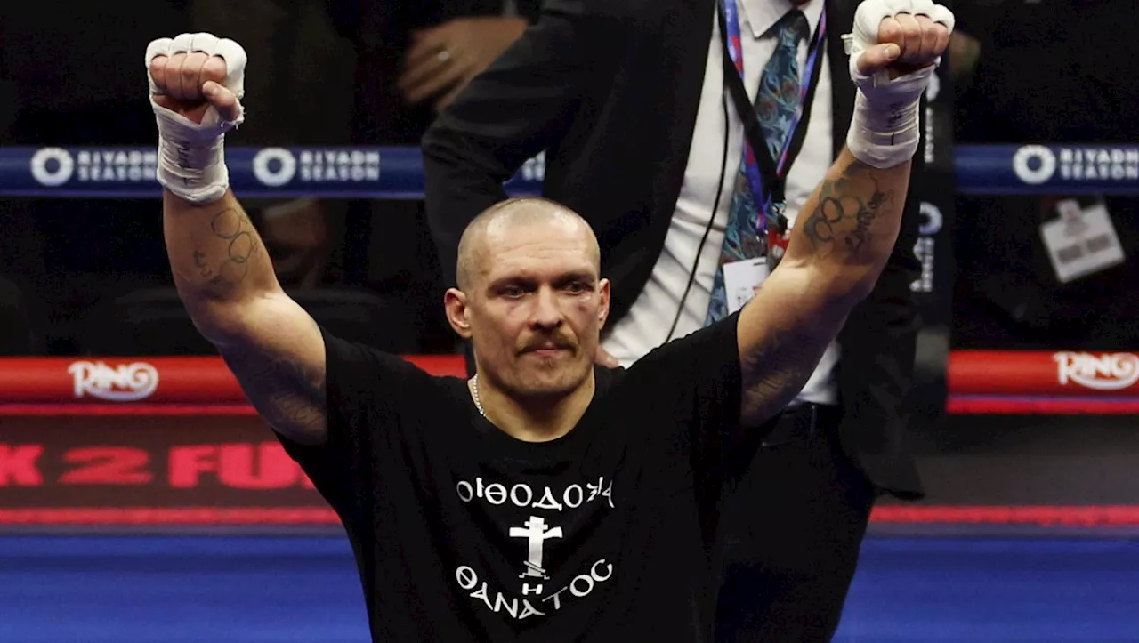 Oleksandr Usyk repite triunfo ante Tyson Fury y retienen títulos mundiales de pesos pesados