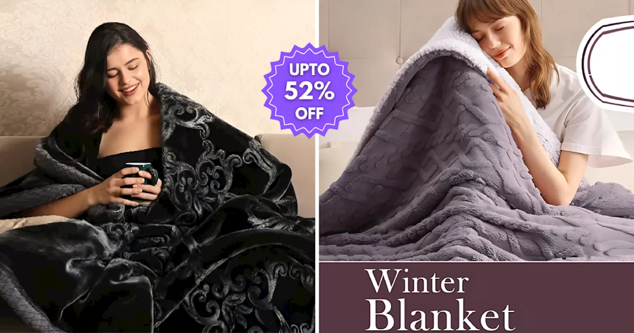 Amazon Sale 2024: रूह कंपा देने वाली ठंड को पास भी नहीं आने देंगे ये Winter Blankets, अमेजन पर मिल रही है 52% तक छूट