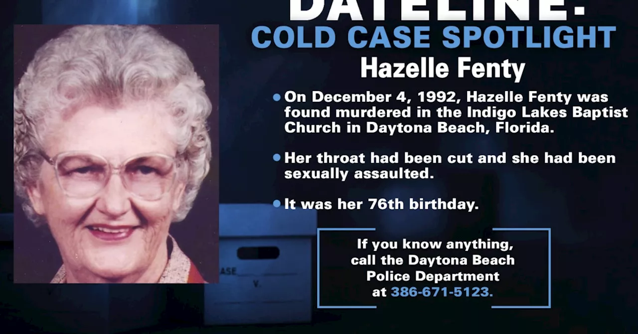 Grandson taking on investigation into 1992 murder of Daytona Beach woman Hazelle Fenty