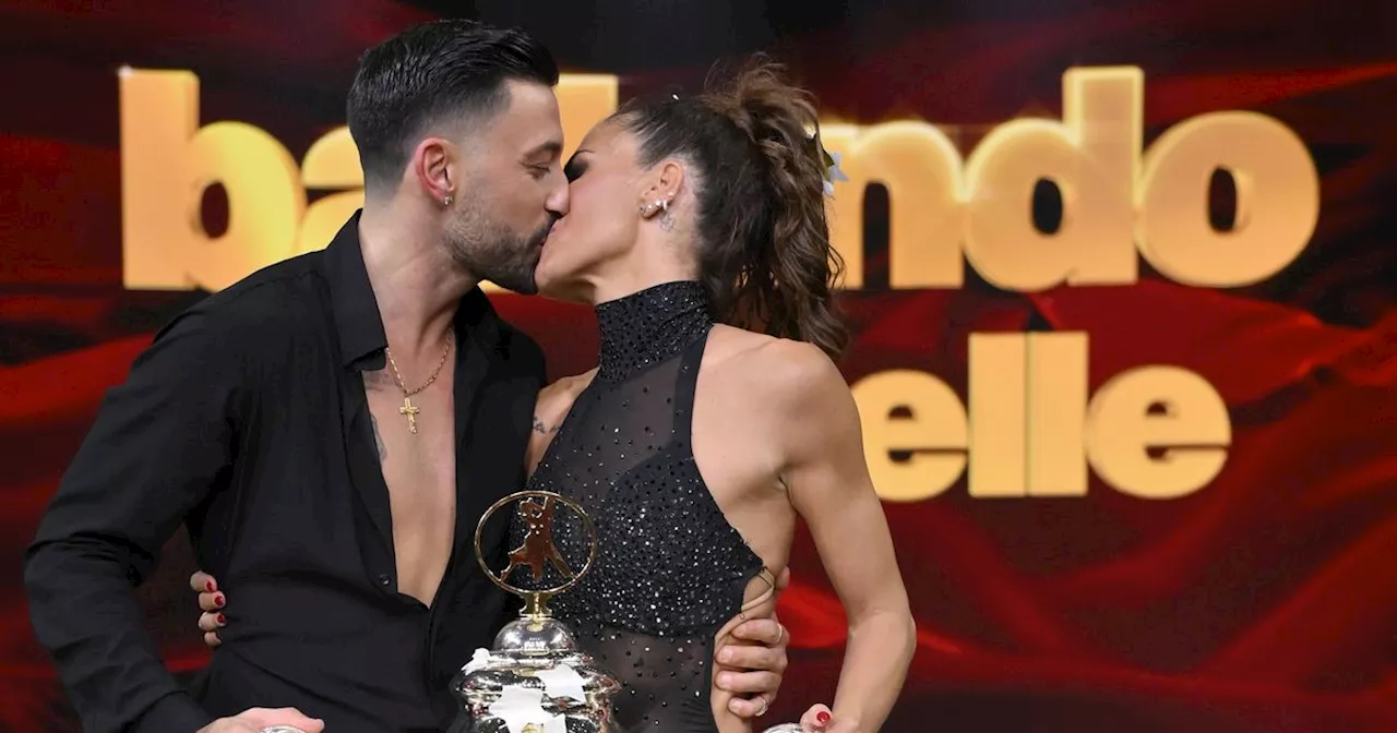 Strictly's Giovanni Pernice kisses celebrity co-star as they win Italian show