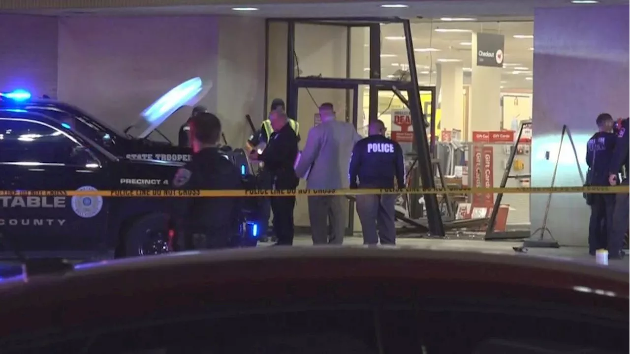 Pickup truck driver gunned down by police after driving through Texas mall and injuring 5