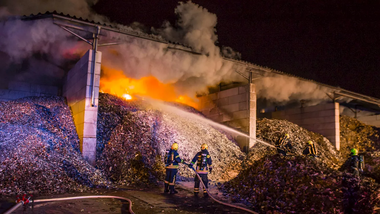 Großaufgebot der Feuerwehr löschte Brand in Kematen an der Ybbs