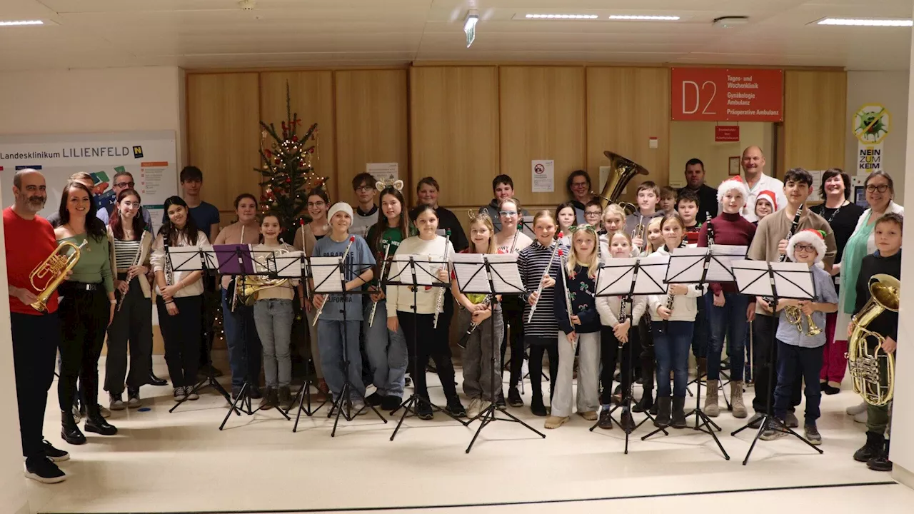 Musikschüler spielten im Landesklinikum Lilienfeld