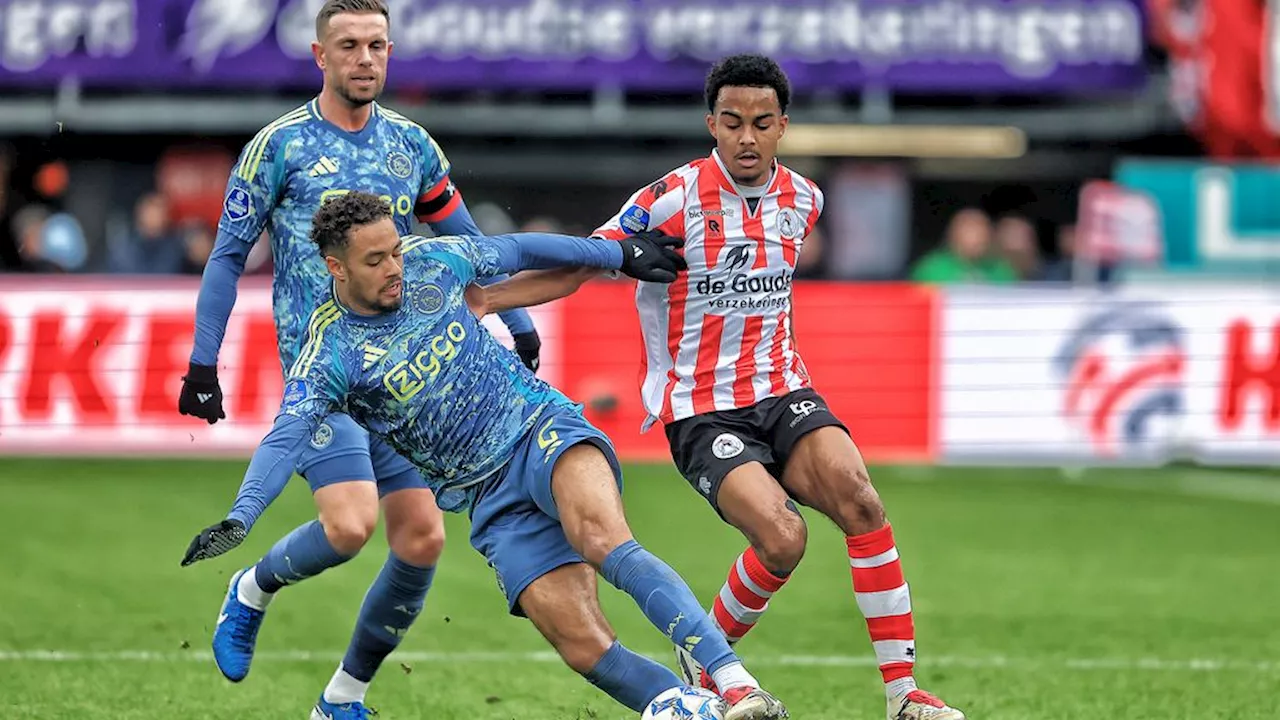 Sparta en Ajax vermaken niet • Veerman op de bank bij PSV, geen Whang bij Feyenoord