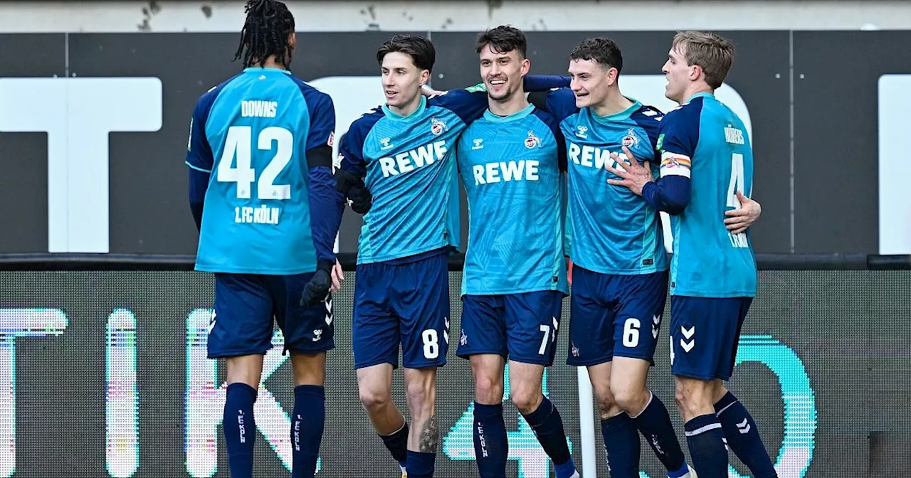 Köln nach Sieg in Kaiserslautern neuer Zweitliga-Primus