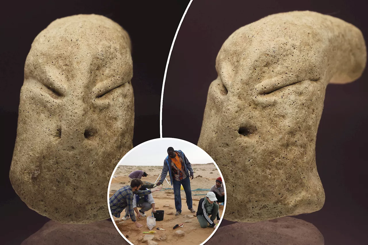 7,000-year-old sculpture resembling an alien creature links Stone Age societies