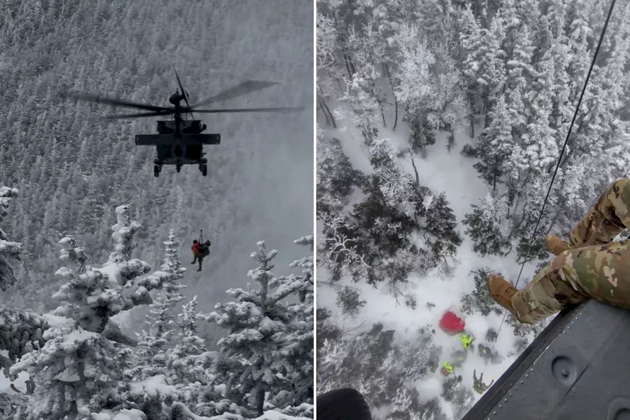 Hypothermic hiker rescued after stranded in waist-deep snow amid wind chills near zero