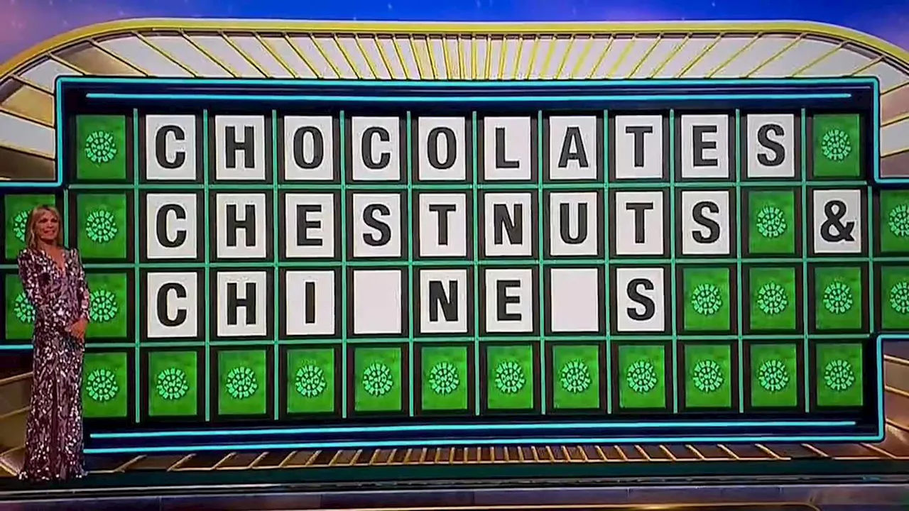 Wheel of Fortune Contestant Makes Hilariously Wrong Guess During Holiday Puzzle: 'Chocolate, Chestnuts and Chickens'