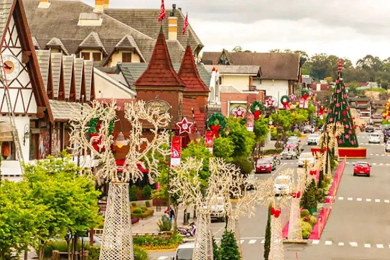 Cidade de Gramado é um dos maiores destinos turísticos na época do Natal