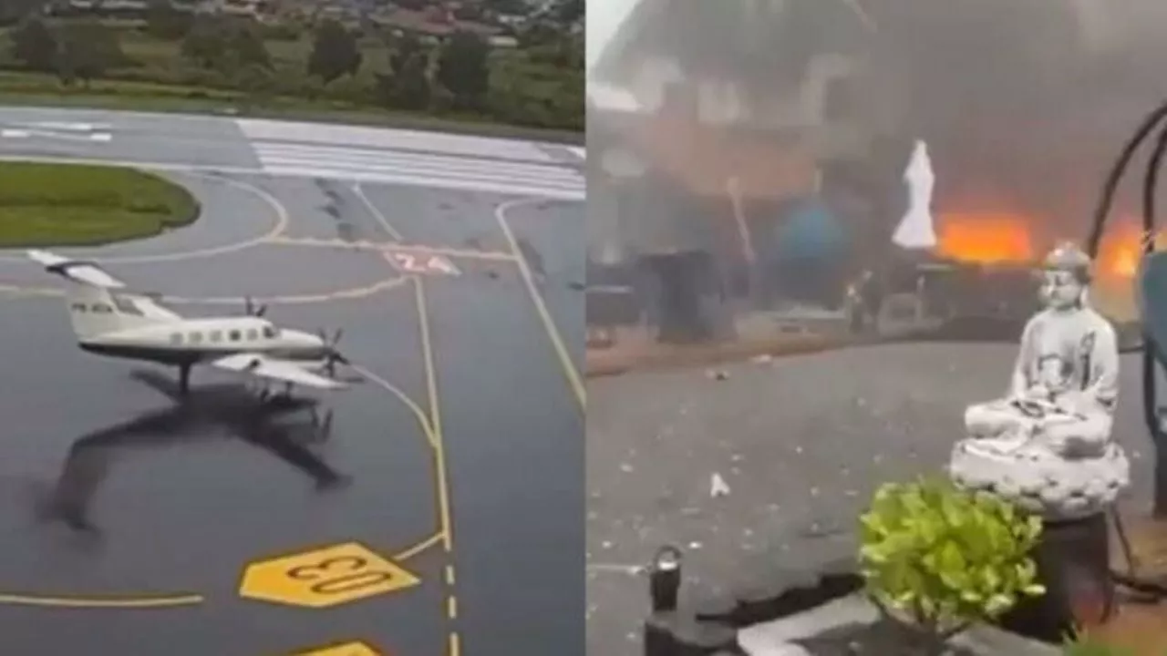 Al menos 10 muertos en caída de avioneta en pueblo turístico de Brasil (Videos)