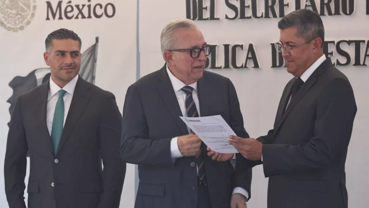 El general Óscar Rentería Schazarino fue nombrado secretario de Seguridad Pública de Sinaloa