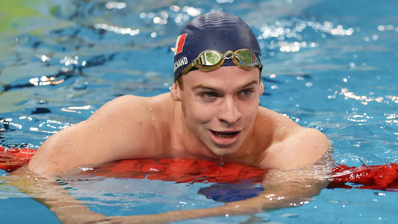 Natation: Léon Marchand termine l'année 2024 avec un triple succès au meeting de La Réunion