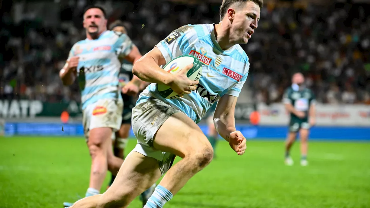 Top 14: l'arrière du Racing Sam James va mieux après son violent KO