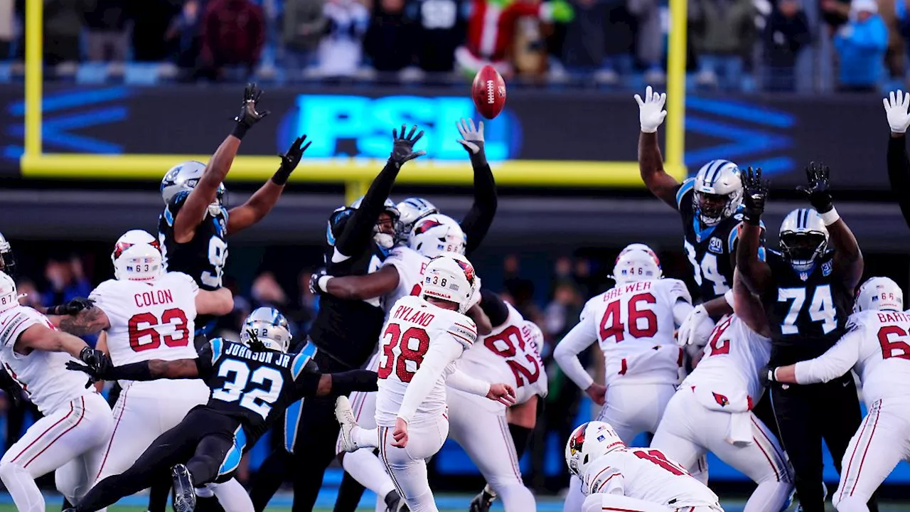 NFL: Panthers bezwingen Cardinals in Overtime und lassen Playoff-Träume platzen