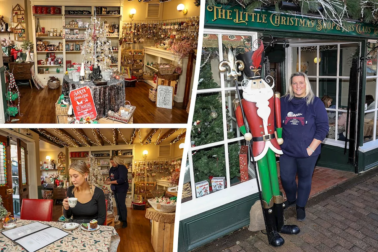 We visit the award-winning Shropshire cafe where it really is Christmas every day