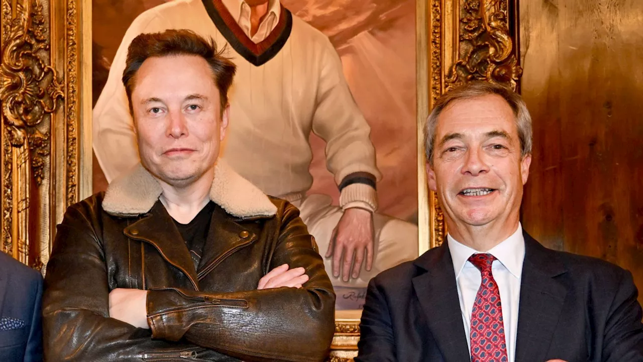 No 'immediate' plans to ban Elon Musk giving Nigel Farage's Reform UK large donations