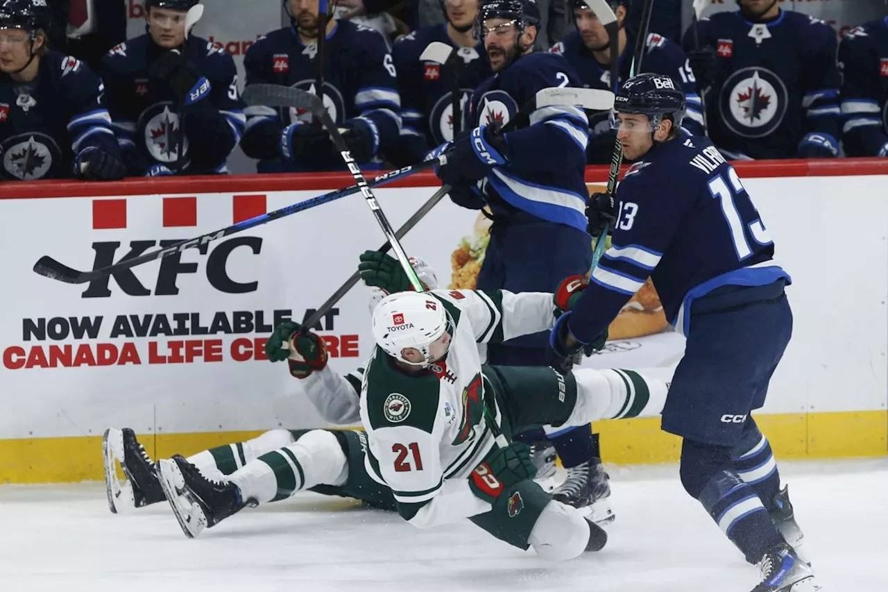 Hellebuyck nets shutout as Jets whip Wild 5-0