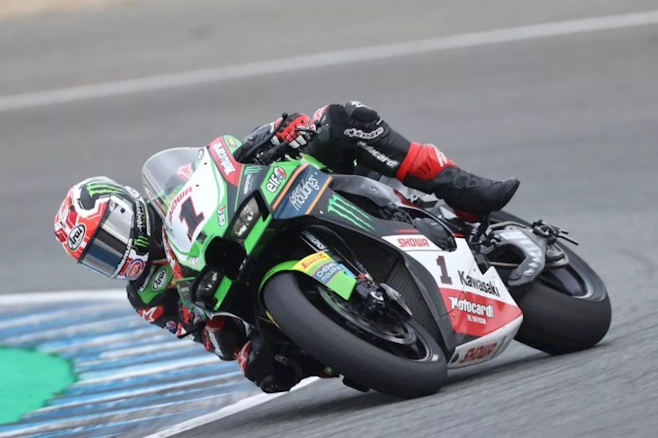 Kurios: Jonathan Rea (Kawasaki) braucht weniger Grip