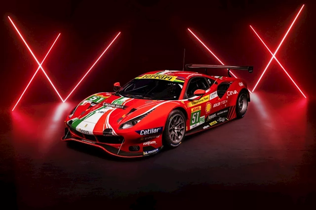 So sehen die GTE Pro-Ferrari für die FIA WEC 2022 aus