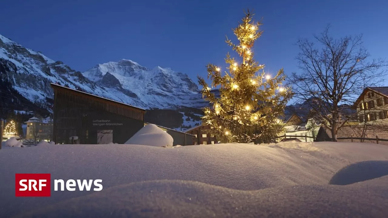 Wetter mit SRF Meteo - Wo es weisse Weihnachten gibt und wo nicht