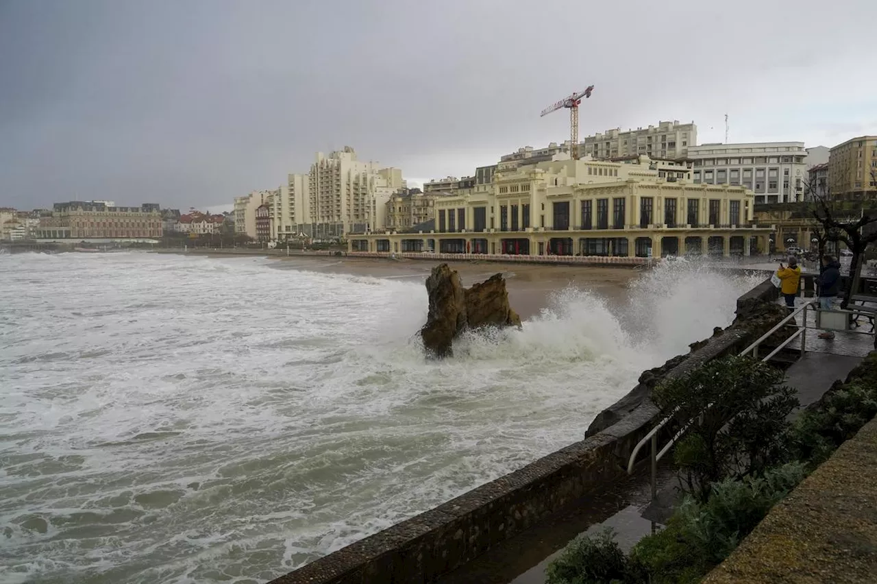 Pays basque : alerte jaune aux vagues submersions jusqu’à lundi matin