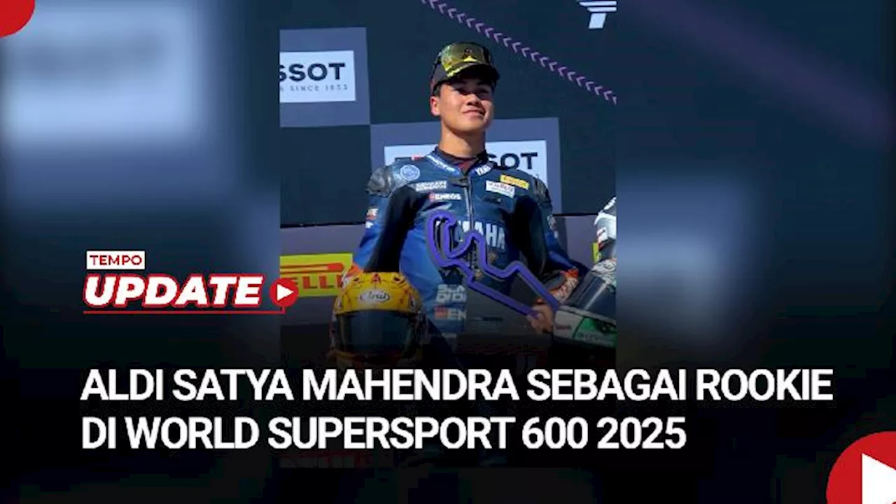 Aldi Satya Mahendra Jadi Rookie di World Supersport 600 2025