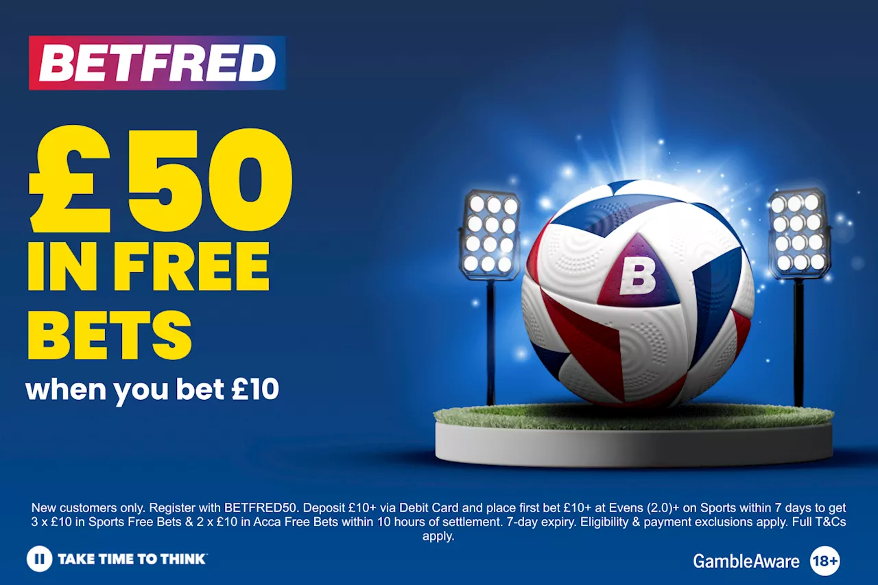 Tottenham vs Liverpool: Get £50 in free bets, plus 8/1 Bet Builder tips with Betfred...