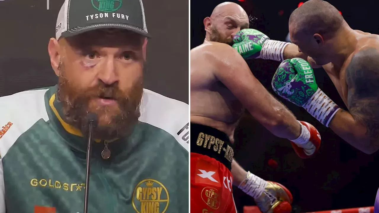 Tyson Fury gives cryptic update on his future after Oleksandr Usyk defeat as retirement rumours circle...