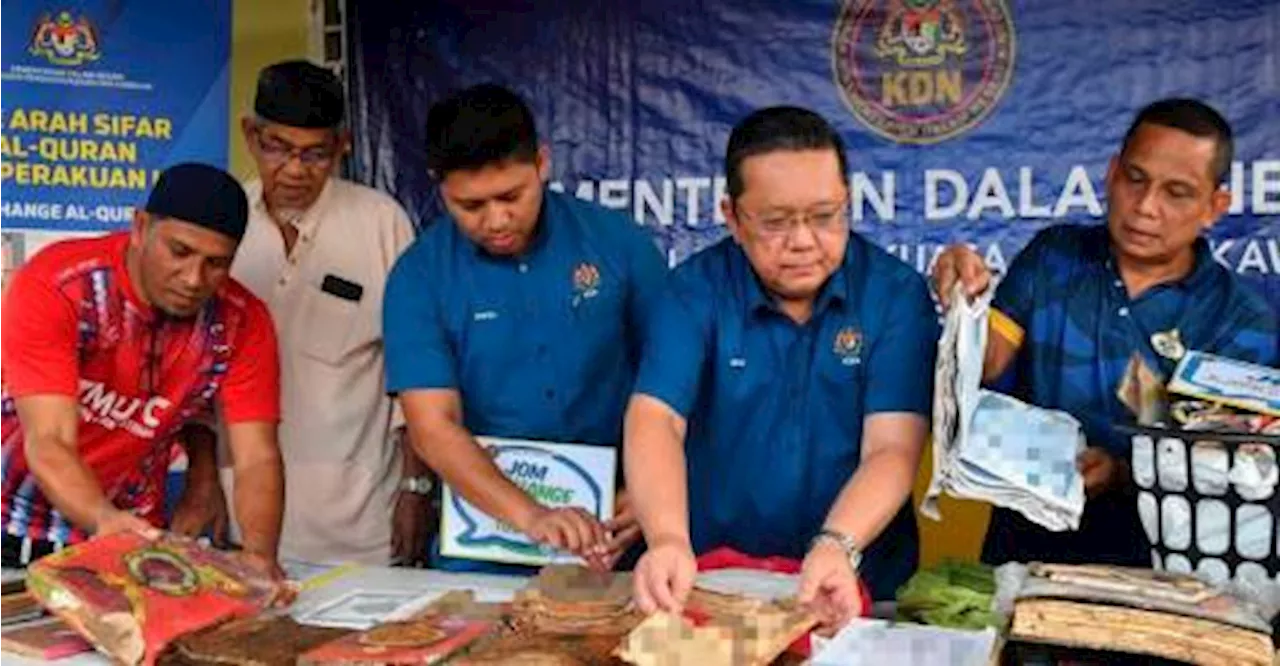 KDN jangka kumpul 150,000 naskhah al-Quran rosak akibat banjir untuk dilupuskan