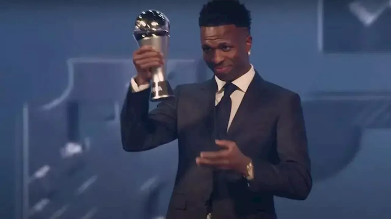 Premios The Best FIFA 2024: Vinícius es nombrado mejor jugador del mundo