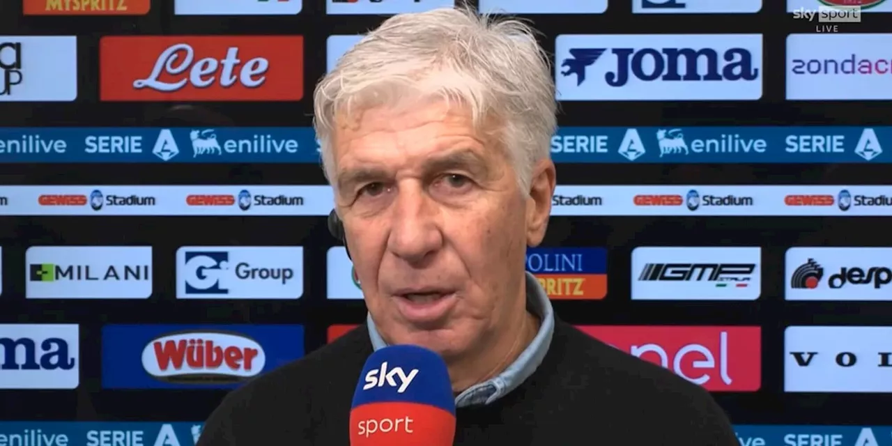 Atalanta, Gasperini sogna la fuga Scudetto: 'Solo l'Inter può raggiungerci'