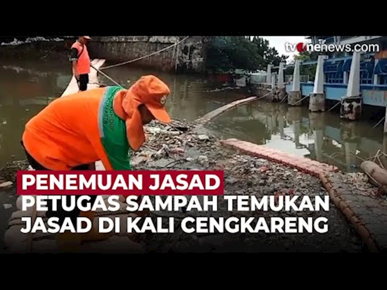 Geger Penemuan Jasad Pria di Kali Cengkareng, Tersangkut di Tumpukan Sampah