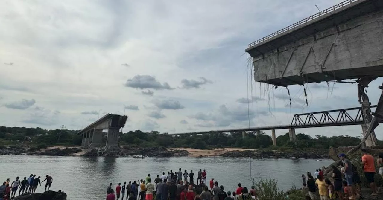 Ponte entre Maranhão e Tocantins cai e deixa ao menos um morto e dois desaparecidos