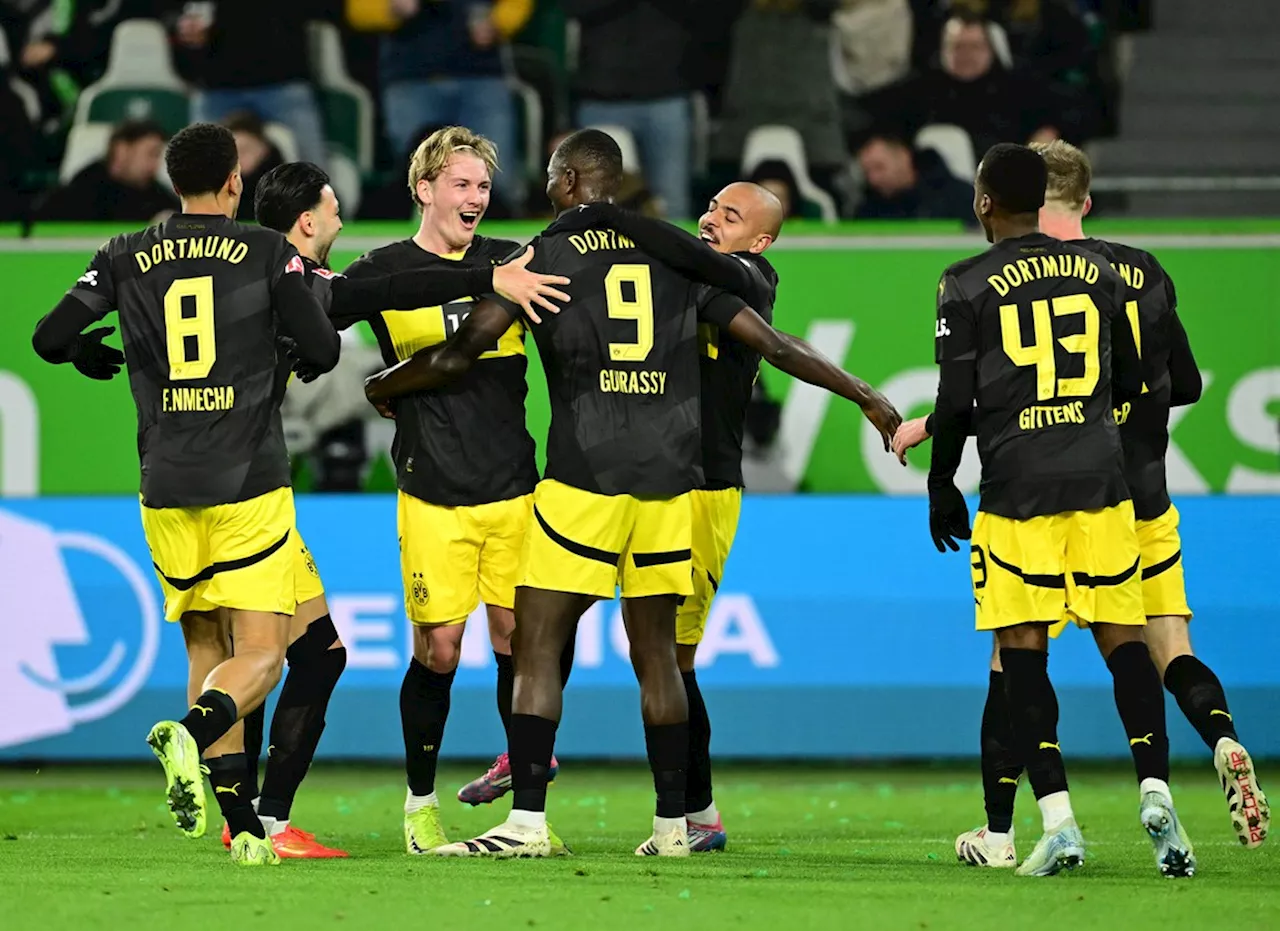 Dortmund en trefzekere Malen rekenen in vijf minuten af met Wolfsburg