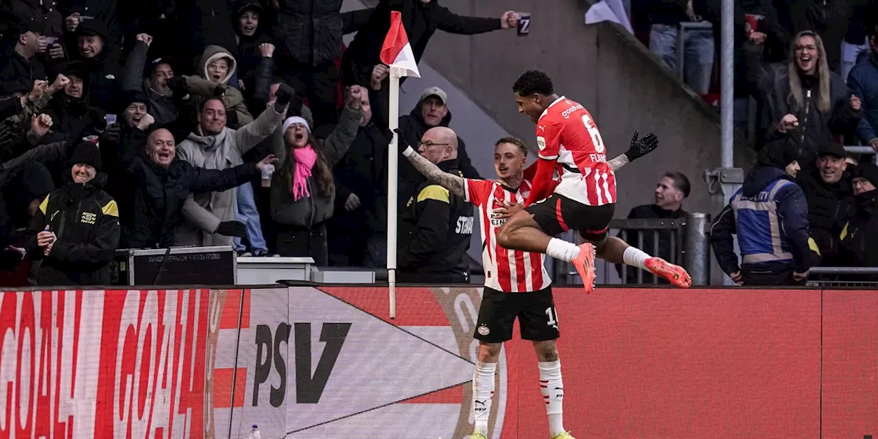 LIVE: PSV gaat met verdiende voorsprong rusten na intense helft tegen Feyenoord