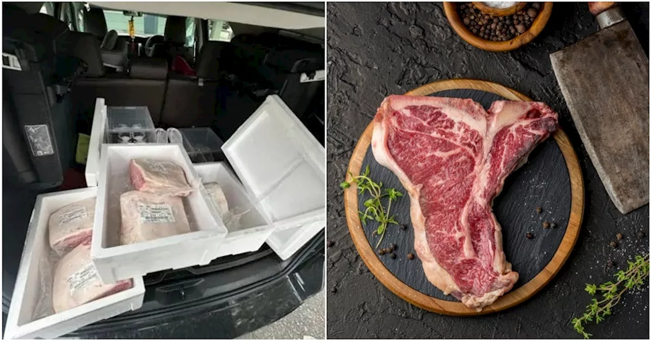 Johor Authorities Foil Attempt to Smuggle RM18K Worth of Japanese Wagyu Beef From Singapore