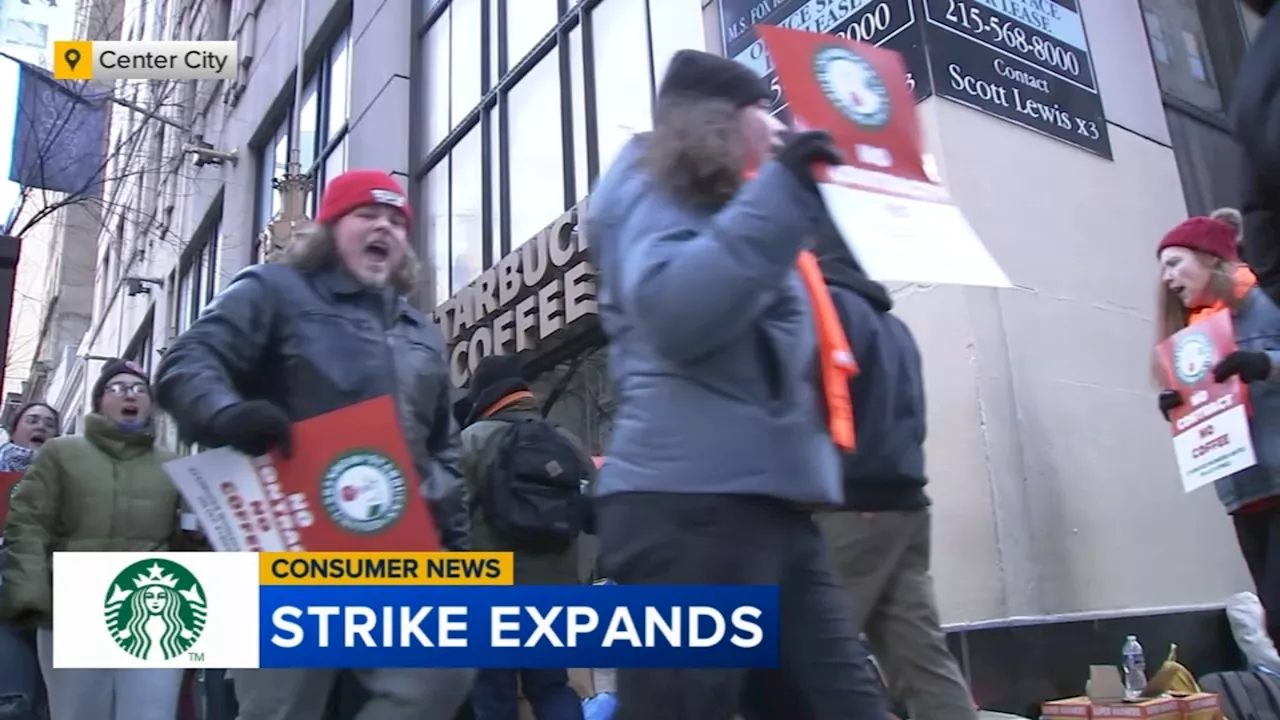 Starbucks Workers Strike Nationwide Ahead of Christmas