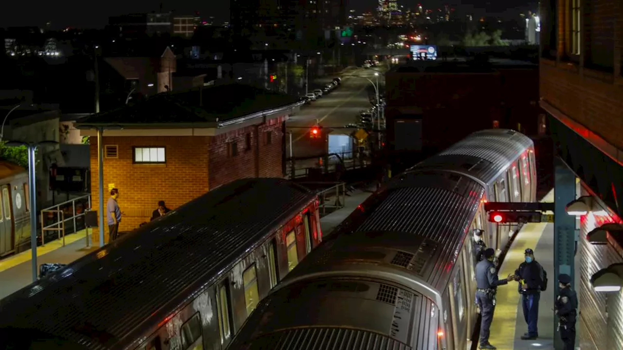 Sleeping woman set on fire on New York subway