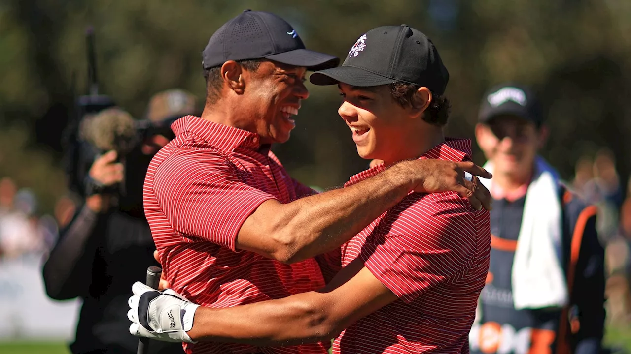 Charlie Woods Hits First Hole-in-One at PNC Championship Alongside Father Tiger