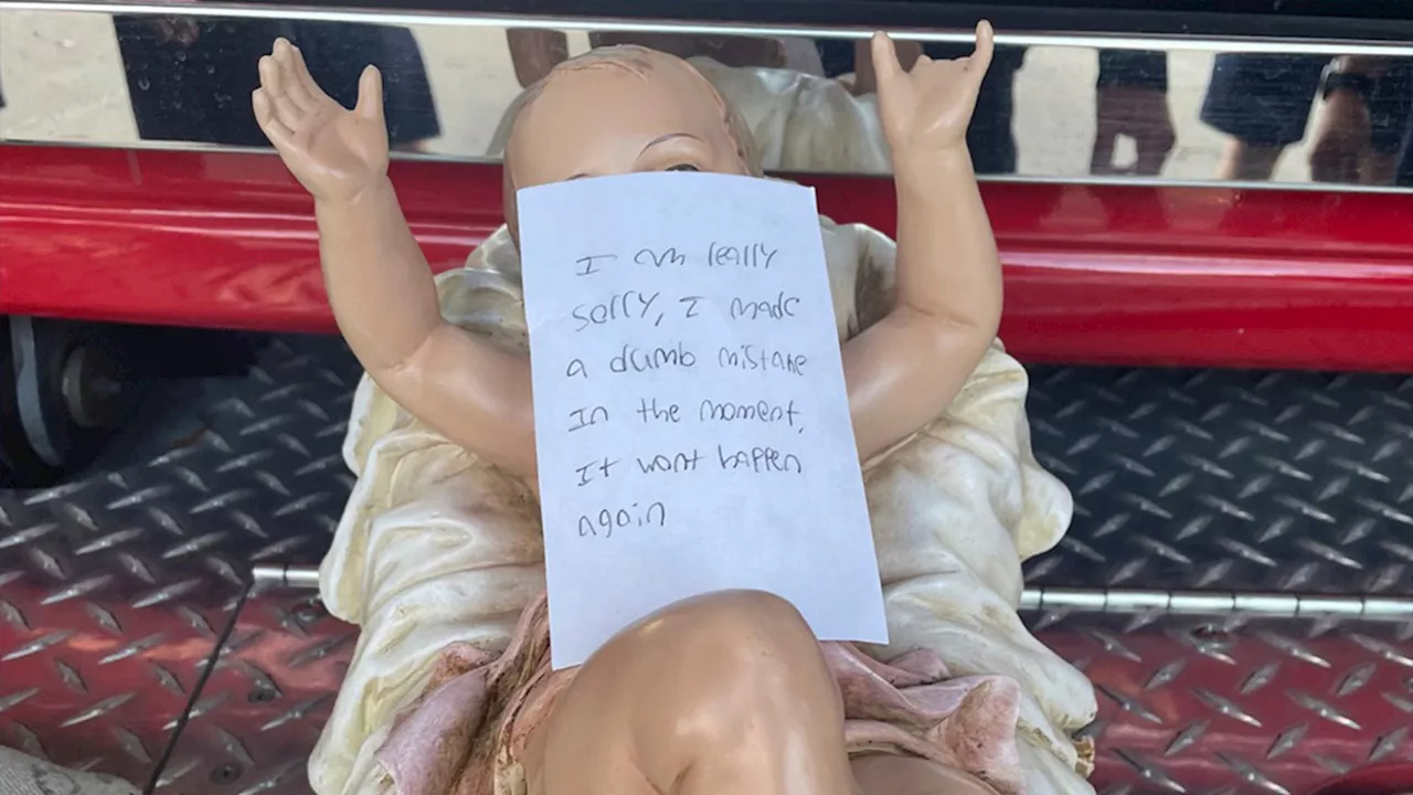 Stolen Baby Jesus Figure Returned with Apology in Time for Christmas