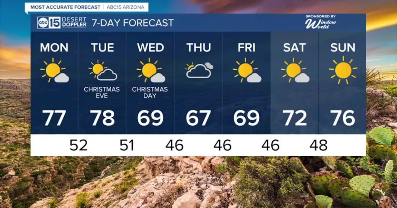 Christmas Cool Down Expected in Phoenix