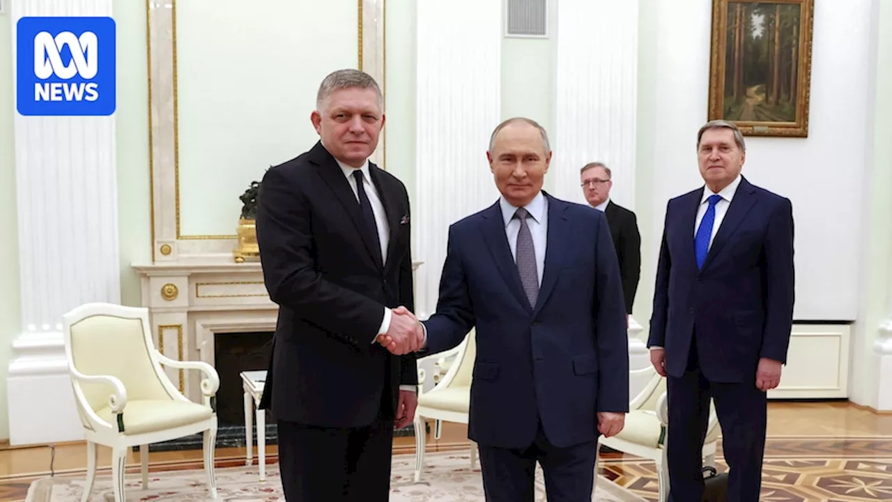 Vladimir Putin and Slovak PM Robert Fico meet at Kremlin