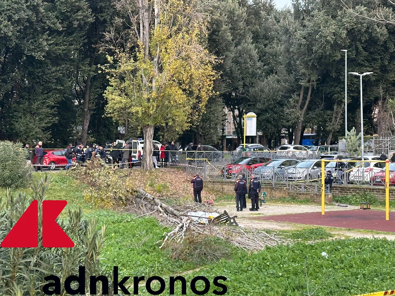 Caduto albero in via Cesare Massini a Roma, donna muore