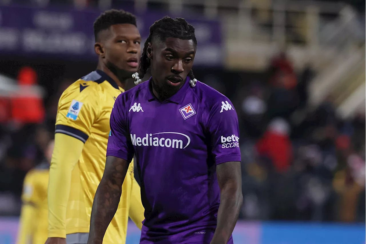 Fiorentina-Udinese 2-1: Kean e il rigore, poi Lucca e Thauvin ribaltano