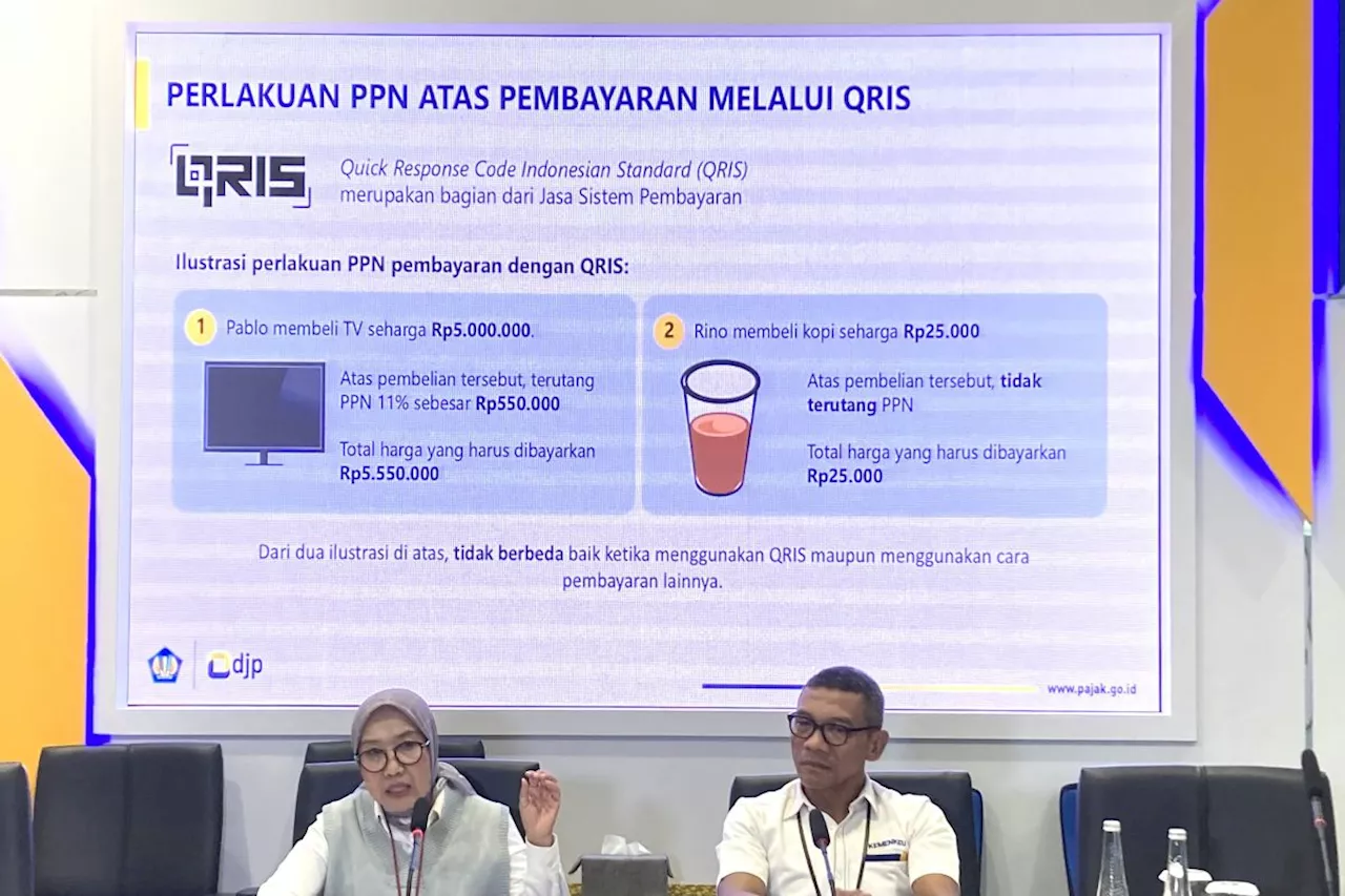 Kemenkeu: PPN pada transaksi QRIS tidak dibebankan ke konsumen