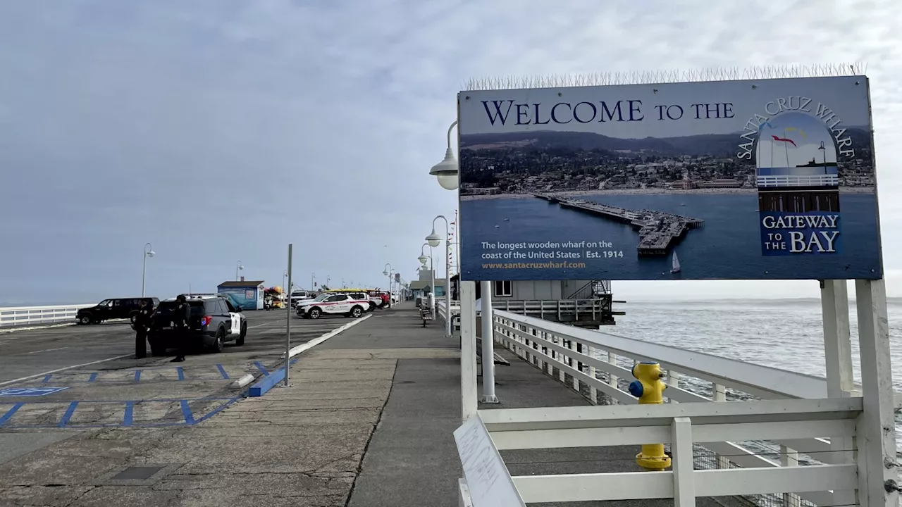 Santa Cruz Wharf Partially Collapses Into Ocean