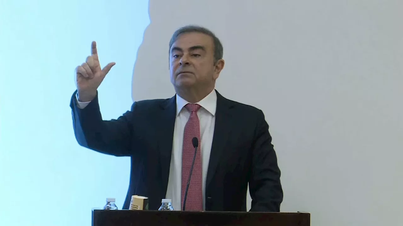 Carlos Ghosn Criticizes Nissan's 'Panic' as Merger Talks with Honda Begin