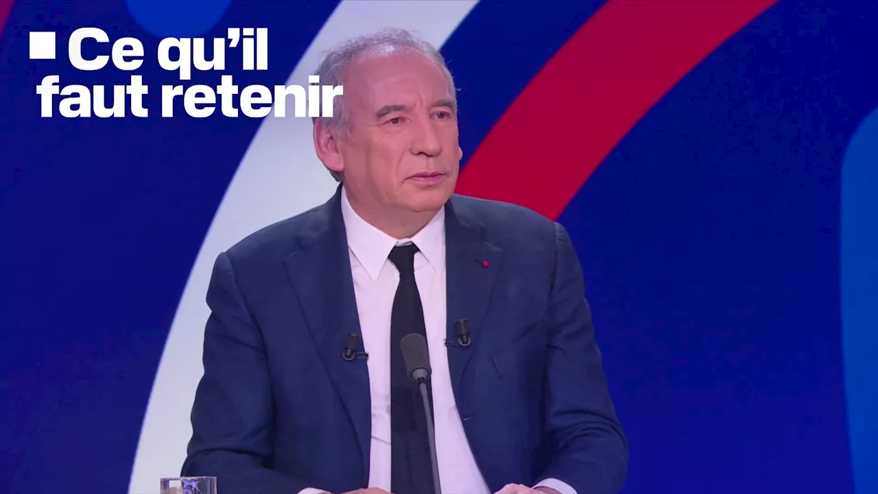 Valls, RN, retraites: ce qu'il faut retenir de l'interview du Premier ministre François Bayrou sur BFMTV